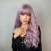Peruca Long Purple